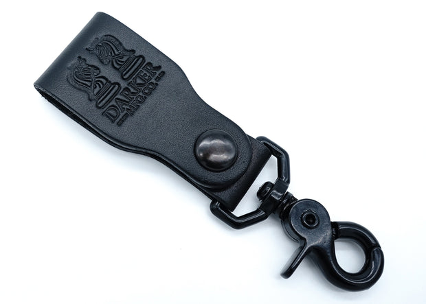 Black Belt Snap Keychain